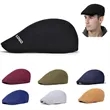 Men's Cotton Flat Ivy Gatsby Newsboy Driving Hat Cap
