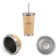 Bamboo Shell Vacuum Car Thermos Cup