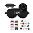 Double-sided Silk Eye Sleep Mask Blinder w/ Carrying Pouch