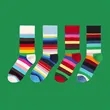 Jacquard Unisex Crew Socks