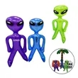 16" PVC Inflatable Alien Toy for Holiday & Party Fun