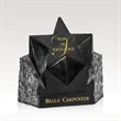 Rising Star Black Marble Award - Polished 5.75"