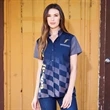 Classic Fit Woven Camp Shirt with Full Button Front