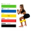 5 In 1 Exercise Loop Latex Elastic Resistance Band Set