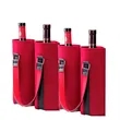 Felt 2-Bottle Wine Carrier Tote Gift Bag