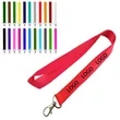 Full Color Dye Sublimated Wrist Keychain Lanyard