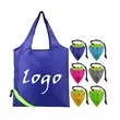 Custom Folding Tote Bag with Drawstring Pouch