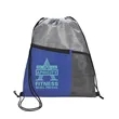 Good Value™ Heathered RPET Non-Woven Drawstring Backpack