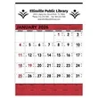 Commercial Contractor Calendar: Red & Black 2026