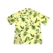 Hawaiian Tropical Cotton Camp Shirt w/ Coconut Buttons