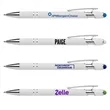 Stylus-3062 White Ballpoint Soft Touch Pens