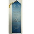 SUBLIMATED AWARD RIBBON WITH CARD AND STRING