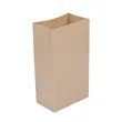 8 x 4.7 x 2.7 Custom Bakery Kraft Paper Bag