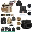 Tactical Lunch Bag Insulated Thermal Cooler W/ Molle Webbing