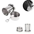 2 Oz Stainless Steel Collapsible Shot Cup