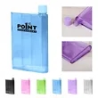 16 Oz. A5 Notebook Transparent Flat Water Bottle