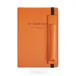 A5 Lined Business Notebook with Pen Holder