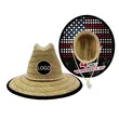 Lifeguard Straw Hat w/ Full Color Underbrim & Patch