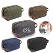 Waterproof Canvas Travel Toiletry Bag
