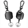 Retractable Keychain + Badge holder w/ Belt Clip
