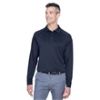 Harriton Men's Advantage Snag Protection Plus Long-Sleeve...