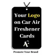 Customized Car Air Freshener Cards for Business Promotion