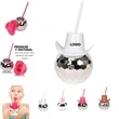 Cowboy Disco Ball Cup W/ Straw