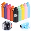 18oz Steel Water Bottle with Spout Lid