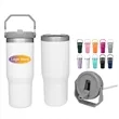 30oz Stainless Steel Tumbler with Straw