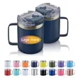 12 oz. Stainless Steel Insulated Cup with Handle and Lid