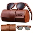 Classy Business Wooden Sunglasses with Leather Case Gift Set