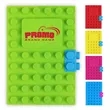 Fun Colorful Silicone Notebook Diary Lego-Inspired Journal