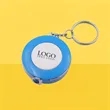Retractable Plastic Round Tape Measure Keychain