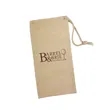 Natural Cotton Canvas Wine Bag w/ Full Color Imprint