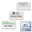 Large Plastic Name Badge with Safety Pin