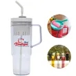 29 Oz. Plastic Cup With Handle And Straw