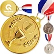 Gold Silver Bronze Medals for Kids Adults Sports Games Stock