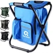 Outdoor Folding Chair Camping Portable Backpack Cooler Bag