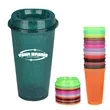 16oz Reusable Plastic Coffee Cup with Lid Tumbler
