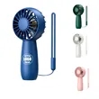 Summer Rechargeable Handheld Mini Fan with 3 Speeds Portable
