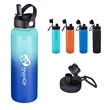 Insulated Sports Water Bottle with Straw