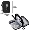 Travel Cable Organizer Bag For Cable, Cord, Charger, Phone.