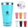 Portable bluetooth speaker stainless steel insulated mug