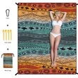 Travel Beach Blanket With Carry Bag