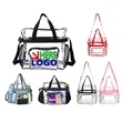 Portable transparent travel toiletry bag