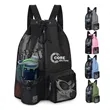 Mesh Backpack Swimming Drawstring Bag