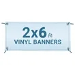Vinyl Banner 2' x 6'