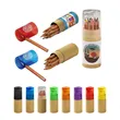 Colored Pencil Set in Tube with Sharpener