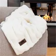 Vanilla Ridge Fur Blanket
