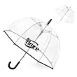 Large Auto Windproof Transparent Dome Umbrella